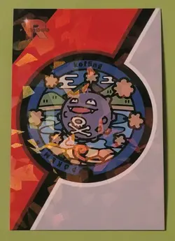 Pokemon Koffing Coin Heart Holo Team Rocket Card Database Set Peru - Image 1