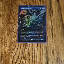 Quantum Riddler MTG Edge of Eternities NM Mythic Foil Borderless 0305 - Image 1