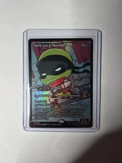 Dark Leo & Shredder (Showcase Foil) - 0289 - TMT Teenage Mutant Ninja Turtles NM - Image 1