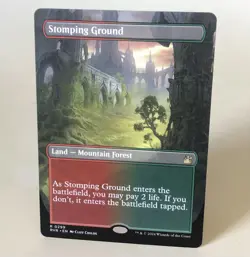 MTG Stomping Ground - Borderless – RVR NM - Image 1