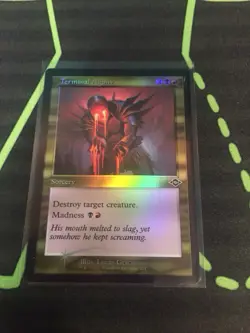 MTG Magic The Gathering Terminal Agony Foil Retro Frame Rakdos Removal Commander - Image 1