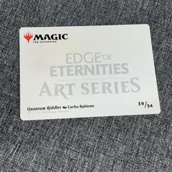 Quantum Riddler 39/54 Art Series Gold Stamp Signature MTG Edge Of Eternities EOE - Image 2