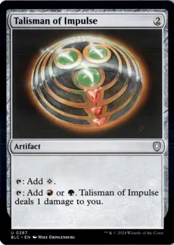 Talisman of Impulse Commander: Bloomburrow 287 - Image 1