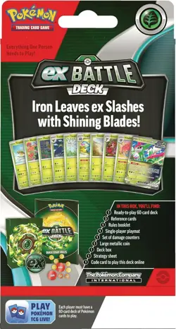 Pokemon TCG: Iron Leaves ex Battle Deck (Ready-to-Play 60-Card Deck) - Image 2