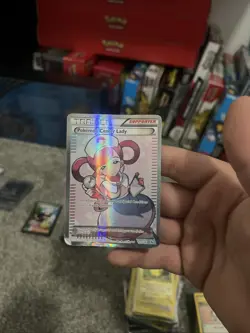 Pokemon Center Lady (105 Full Art) 105/106 Flashfire Holo - Image 1