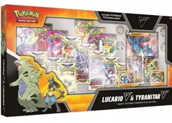 Pokemon Heavy Hitters Collection Case Lucario Tyranitar Trading Card Game - Image 1