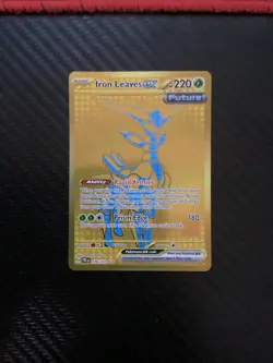 IRON LEAVES EX POKEMON GOLD HOLO PRISMATIC EVOLUTION NM 176/131 - Image 1
