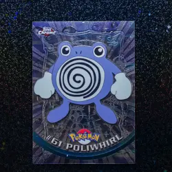 2000 Topps Chrome Pokemon Series 1 #61 Poliwhirl - Image 1