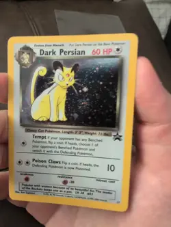 Pokemon Dark Persian 17/53 Wotc Promo Holo Has Swirl - Image 1