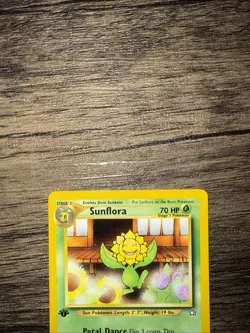 Pokemon Neo Genesis Sunflora Card 50/111 First Edition Nm - Image 3