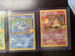 25th Anniversary CHARIZARD VENUSAUR BLASTOISE Celebration Set Holo Pokemon - PF - Image 2
