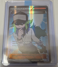 Pokemon N Supporter Trainer Full Art Ultra Rare Holo 101/101 Noble Victories - Image 1