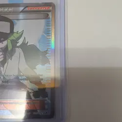 Pokemon N Supporter Trainer Full Art Ultra Rare Holo 101/101 Noble Victories - Image 2
