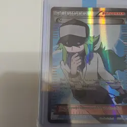 Pokemon N Supporter Trainer Full Art Ultra Rare Holo 101/101 Noble Victories - Image 3