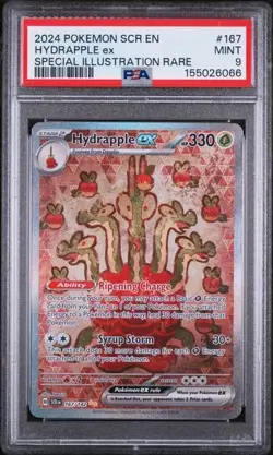 Pokemon TCG Hydrapple ex Special Illustration Rare 167/142 Holo Eng PSA 9 - Image 1