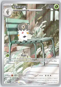 SPEWPA 089/088 - HOLO ILLUSTRATION RARE - PERFECT ORDER - POKEMON - - NM - Image 1