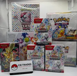 Custom Pokemon Sealed Bundle - Twilight, Surging, Prismatic, Ascended, JP151 - Image 1