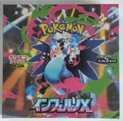 Pokemon Inferno X Light Wear Japanese Booster Box Factory Sealed USA FL - Image 1