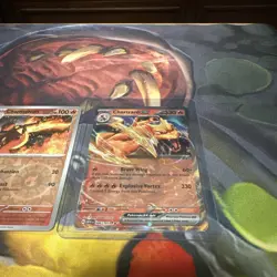 🔥🔥Charmander Charmeleon Charizard ex SV 151 Reverse Holo Pokemon NM - Image 4