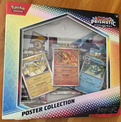POKEMON TCG SCARLET & VIOLET PRISMATIC EVOLUTIONS POSTER COLLECTION 3 Boosters - Image 1