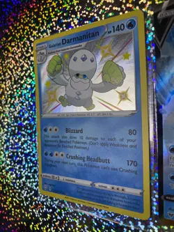Pokemon TCG Galarian Darmanitan: Full Art 037/185 VMAX; Ultra Rare 036/185 V - Image 5