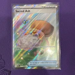 Pokemon Sacred Ash 115/088 Ultra Rare Trainer Item POR Full Art Holo - Image 1
