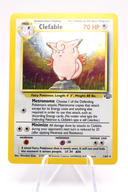 Pokemon Clefable Holo Base Set Unlimited #1/64 Vintage - Image 1