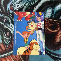 1999 Pokemon Topps GARY OAK TV Animation Edition Puzzle Card 002 - Image 4