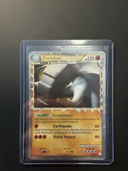 Pokemon TCG Donphan Prime Heartgold Soulsilver Holo Card 107/123 - Image 1