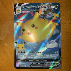 Pokemon Card - Flying Pikachu VMAX 007/025 Celebrations Holo - Image 1