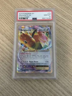Dragonite EX 72/108 Evolutions Holo PSA 10 Gem Mint💎 Pokemon Card - Image 1