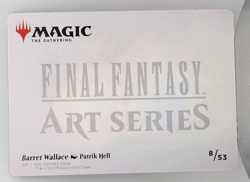 Barret Wallace Art Card (Gold-Stamped Planeswalker Symbol) - Art Series: FINAL F - Image 2