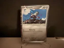 2023 Pokemon Varoom 026 SVP Black Star Promo Cosmos Holo Rare SWIRL Card NM+ - Image 1