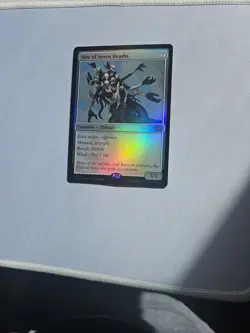 Magic: The Gathering Sire of Seven Deaths Borderless Foil Card, 0001 - Image 2