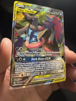 Greninja & Zoroark GX 201/214 Unbroken Bonds Alternate Art Pokemon TCG CARD - Image 2