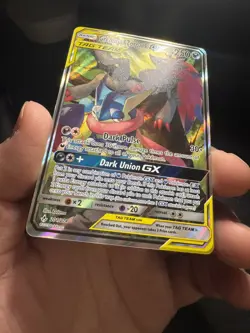 Greninja & Zoroark GX 201/214 Unbroken Bonds Alternate Art Pokemon TCG CARD - Image 3
