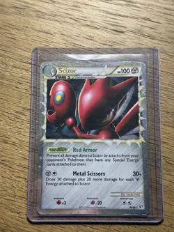 Pokemon Scizor (Prime) 84/90 Undaunted Holo LP/NM Rare Card Pokemon 2010 TCG - Image 1