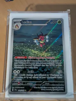 Ledian – 144/142 – Stellar Crown – Illustration Rare – NM Pokemon Card - Image 1