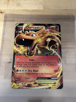 JUMBO Oversized Charizard EX Promo Card 11/106 Flashfire 2014 Pokemon - Image 1