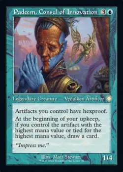 Padeem, Consul of Innovation Light Play, English Magic the Gathering MTG Command - Image 1