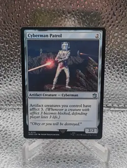 Cyberman Patrol - 174 - NM - Universes Beyond: Doctor Who - Magic The Gathering - Image 1