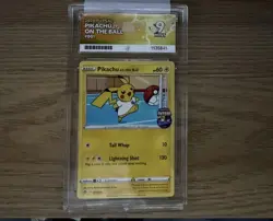 Pokemon TCG Pikachu on the Ball 2020 Futsal Promo 001/005 Ace Grading 9 - Image 1