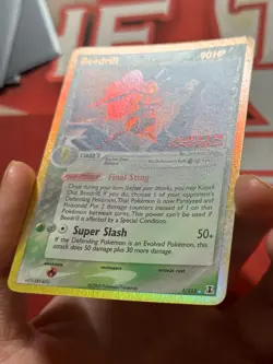 BEEDRILL [d] 1/113 EX Delta Species REVERSE HOLO RH STAMPED Pokemon TCG card NM+ - Image 4