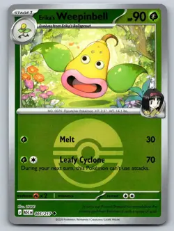 Erika's Weepinbell (Poke Ball) 005/217 Ascended Heroes Pokemon Reverse Holo NM - Image 1