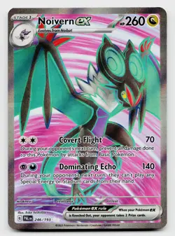 Sv02: Paldea Evolved Pokemon TCG Noivern ex 246/193 Double Rare Holo Card - Image 1