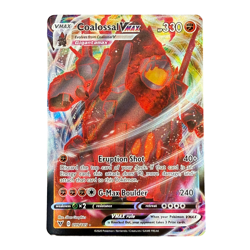 Coalossal VMAX 099/185 Ultra Rare Holo SWSH04: Vivid Voltage Pokemon Card TCG - Image 1