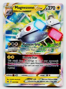 Pokemon TCG Magnezone VSTAR Ultra Rare Holo Card 057/196 - Image 1