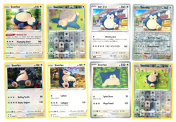 Snorlax Pokemon TCG 8 Card Collection Holo Rare Cosmos CCG 051 109 140 143 206 - Image 1