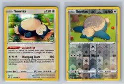 Snorlax Pokemon TCG 8 Card Collection Holo Rare Cosmos CCG 051 109 140 143 206 - Image 2