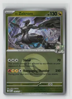 N's Zekrom #155/217 Me Ascended Heroes Energy Reverse Holo Pokemon TCG NM - Image 1